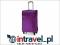 ŚREDNIA materiałowa WALIZKA fioletowa* CARLTON 70L