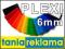 PLEXI przeźroczysta EX - FORMATKI grubość 6mm