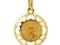MEDALIK ZŁOTY - MATKA BOSKA Z DZIECIĄTKIEM, AU333.