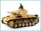 CZOŁG TAUCH PANZER III, DYM, DŹWIĘK, KULKI - 1:16