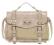 RIVER ISLAND kuferek LISTONOSZKA satchel bezowa