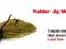 KEITECH RUBBER JIG MODEL II - GREEN PUMPKIN CHART