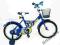ROWER BMX 16 CALI niebieski