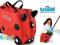 TRUNKI Jezdząca WALIZKA BIEDRONKA - Jeździk L092