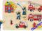 Puzzle wtykowe STRAŻ POŻARNA  *GOKI*