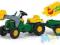 Rolly Toys TRAKTOR JOHN DEERE Łyżka Przyczepa 311