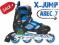 ROLKI REGULOWANE X-JUMP ALU abec7 r 28-31 PROMOCJA