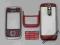 Nowa obudowa Nokia E66 red +klawiatura metal