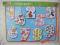 dla dziecka puzzle drewniane cyferki liczby hit