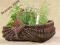 DONICZKA WIKLINOWY KOSZ NA KWIATY ZIOŁA WIKLINA