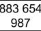 WYJĄTKOWY !!! *** 883 654 987 *** CYFRY POKOLEI !!