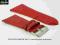 pasek do zegarka 38 mm DILOY 302EA.04.38 CZERWONY