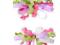 GYMBOREE cudne spinki USA Butterfly Blossom 2 szt