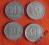 Niemcy - 4 X 10 PFENNIG 1965, 1967,1968,1971 !!!!