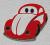 OZDOBY - kartki , scrapbook-  VW Beetle