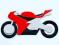 OZDOBY - kartki , scrapbook-  MOTOCYKL