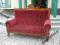 Orzechowa sofa eklektyczna niemcy berlin 1880r.