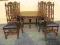 STÓŁ ANTYCZNY  RZEŹBIONY+ 4 KRZESEŁKA