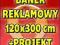 BANER REKLAMOWY 120 x 300 cm - z super projektem