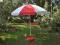 PARASOL 240 cm OGRODOWY JAK FLAGA EURO + PODSTAWA