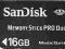 SANDISK MS PRO DUO MEMORYSTICK 16GB SONY PSP PS3