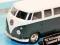 VOLKSWAGEN CLASSICAL BUS ZIELONY WELLY 1:34