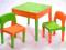 ZESTAW BUILDIING BLOCK ( STOLIK+ DWA KRZESEŁKA)