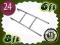 DRABINA DO TRAMPOLINY OGRODOWEJ 6 / 8 FT DRABINKA