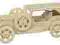 Puzzle 3D model drewniany samochód Ford V8 /1689