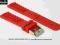 pasek do zegarka silikon 18 mm S252.18.6 CZERWONY