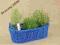 NOWOŚĆ NIEBIESKA WIKLINOWA DONICZKA DONICA KOSZ