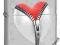 ZIPPO 28327 Heart Zipper4 Chrome + kamienie GRATIS