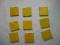 LEGO TILE KAFLE 2x2 żółte yellow 9szt