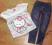 HELLO KITTY- LEGGINSY JEANSY i BLUZKA, KOMPLET 104