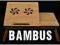 BAMBUSOWY Stolik pod laptopa 53cm REGULACJA Wwa