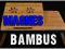 BAMBUSOWY Stolik pod laptopa 54,5cm Z MAGNESEM Wwa