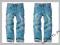 B397 NOWE NIEBIESKIE SPODNIE JEANSOWE B.P.C. R.164