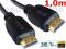 Kabel HDMI - HDMI ver. 1,3 GOLD FULL HD - 1m