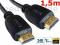 Kabel HDMI - HDMI ver. 1,3 GOLD FULL HD 1,5m