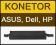 NOWY Konektor/Przelotka -ASUS, DELL, HP, IBM, inne