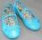 Cudowne BALERINKI ! Turkusowe! Roz 24  15,3 cm