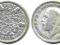ANGLIA 6 Pence [6Pensów] 1928r.srebro próba 500