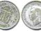 ANGLIA 6 Pence [6Pensów] 1938r.srebro próba 500