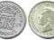 ANGLIA 6 Pence [6Pensów] 1939r.srebro próba 500