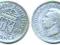 ANGLIA 6 Pence [6Pensów] 1940r.srebro próba 500