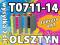 10x TUSZ Epson T0711 T0712 T0713 T0714 T0715