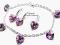 18 KOLORÓW KOMPLET 3w1 ~~ SWAROVSKI SERCE HEART