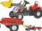 Traktor z przyczepą łyżką Rolly Kid Toys STEYR