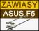 Oryginalne NOWE zawiasy ASUS - Serie: F5, X50, PRO