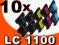 10x BROTHER LC1100 LC980 DCP-145C DCP-165C DCP-375